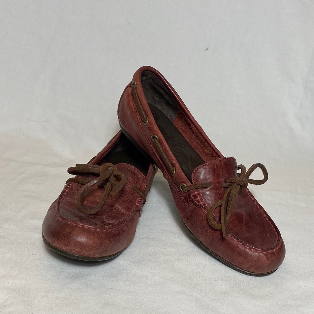 Born Leather Driving Moccasin Loafers - Women 6M